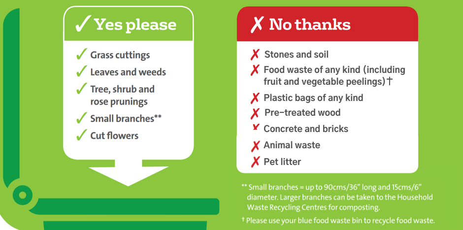 what goes in the garden waste bin